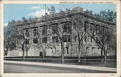 Barton County Courthouse Great Bend, KS Postcard Postcard Postcard