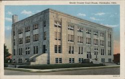 Grady County Courthouse Postcard