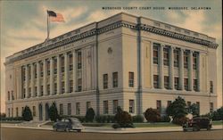 Muskogee County Courthouse Postcard