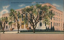 Pottawatomie County Courthouse Shawnee, OK Postcard Postcard Postcard