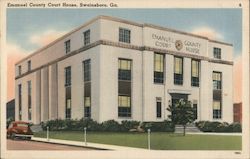 Emanuel County Courthouse Swainsboro, GA Postcard Postcard Postcard