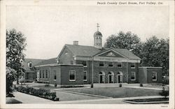 Peach County Courthouse Fort Valley, GA Postcard Postcard Postcard