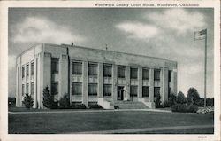 Woodward County Courthouse Oklahoma Postcard Postcard Postcard