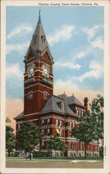 Clarion County Courthouse Pennsylvania Postcard Postcard Postcard