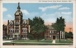 Portage County Courthouse Postcard