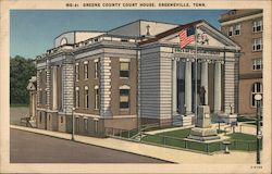 Greene County Courthouse Postcard