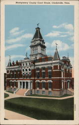 Montgomery Co Courthouse Postcard