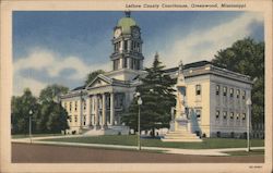 Leflore County Courthouse Greenwood, MI Postcard Postcard Postcard