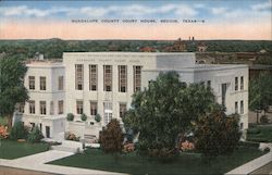 Guadalupe County Courthouse Seguin, TX Weiss Studio Postcard Postcard Postcard