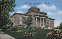 Marquette County Courthouse Michigan Postcard Postcard Postcard
