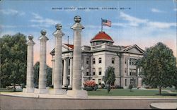 Boone County Courthouse Postcard