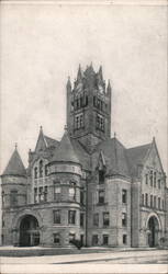 Hancock County Courthouse Postcard