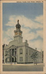 Lebanon County Courthouse Pennsylvania Postcard Postcard Postcard