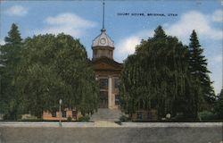 Box Elder County Courthouse Brigham City, UT Postcard Postcard Postcard