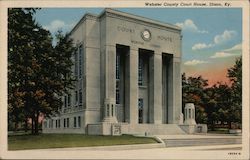 Webster County Courthouse Postcard