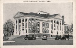 Montague County Courthouse Postcard