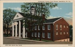 Greenbrier County Courthouse Lewisburg, WV Postcard Postcard Postcard