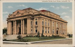 Lafayette Parish Courthouse Louisiana Postcard Postcard Postcard