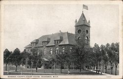 Gogebic County Courthouse Postcard