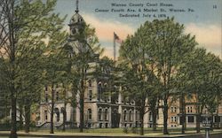 Warren County Courthouse Postcard