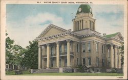 Wythe County Courthouse Wytheville, VA Postcard Postcard Postcard