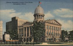 Sangamon County Courthouse Postcard