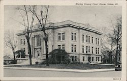 Mariond County Courthouse Salem, IL Postcard Postcard Postcard