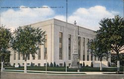 Grayson County Courthouse, Sherman, Texas - 17 Postcard