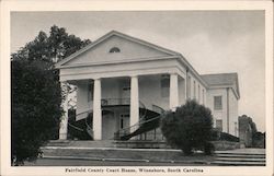 Fairfield County Courthouse Postcard