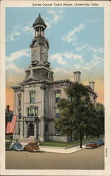 Darke County Court House Greenville, OH Postcard Postcard Postcard