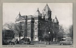 Greene County Courthouse Bloomfield, IN Postcard Postcard Postcard