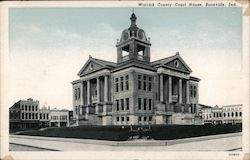 Warrick County Courthouse Postcard