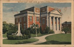 Walton County Courthouse De Funiak Springs, FL Postcard Postcard Postcard