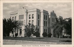 Fannin County Courthouse Postcard