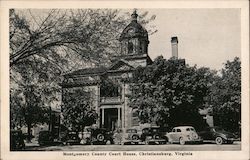 Montgomery Co Courthouse Christiansburg, VA Postcard Postcard Postcard