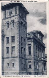 Wise County Courthouse Postcard