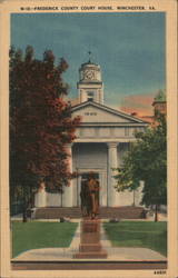 Frederick County Courthouse Winchester, VA Postcard Postcard Postcard