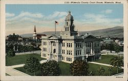 Missoula County Courthouse Montana Postcard Postcard Postcard