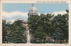 Seward County Courthouse Nebraska Postcard Postcard Postcard