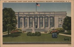 Rutherford County Courthouse Postcard