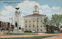 Genesee County Courthouse Postcard