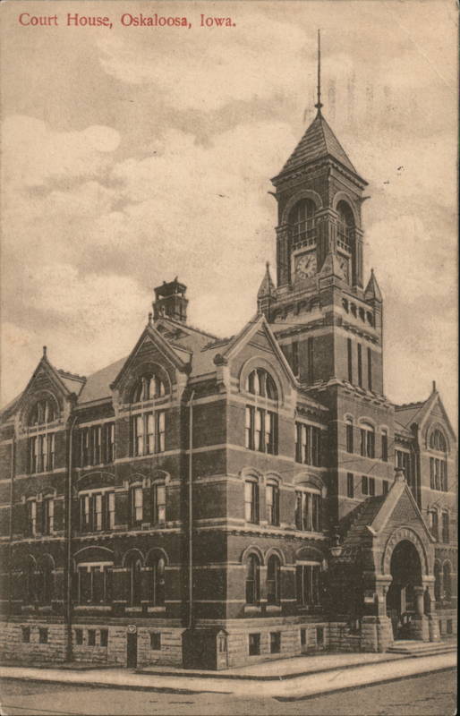 Courthouse, Oskaloosa, Iowa.