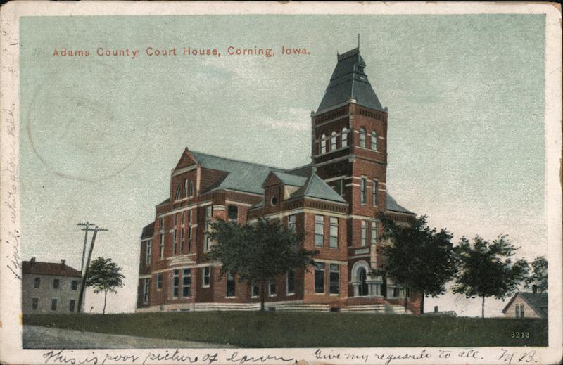 Adams County Courthouse Corning Iowa