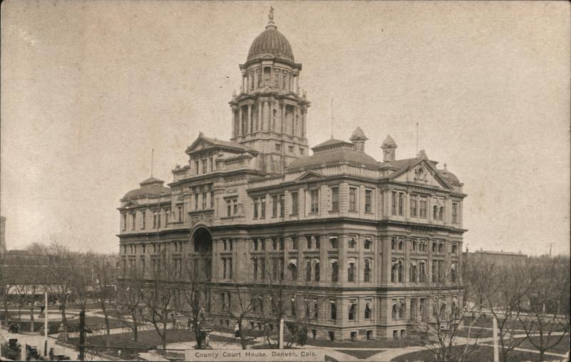 County Courthouse Denver, CO Postcard