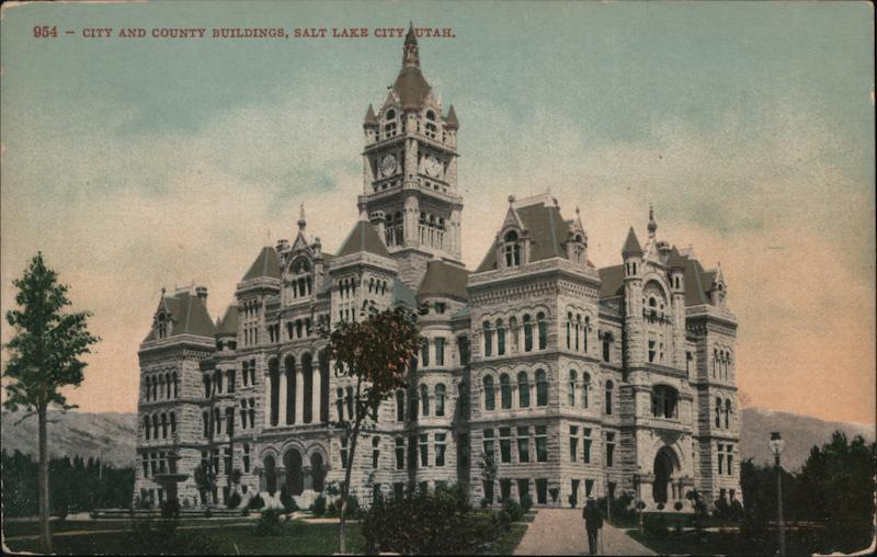 City and County Buildings Courthouse Salt Lake City Utah