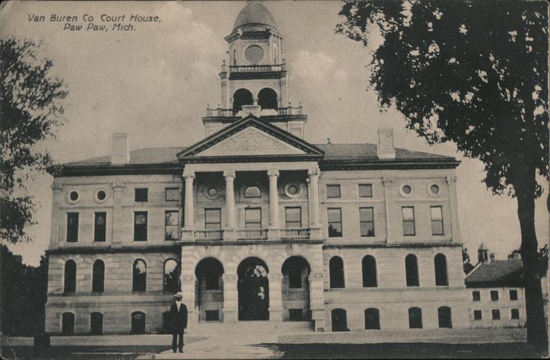 Van Buren County Courthouse Paw Paw Michigan