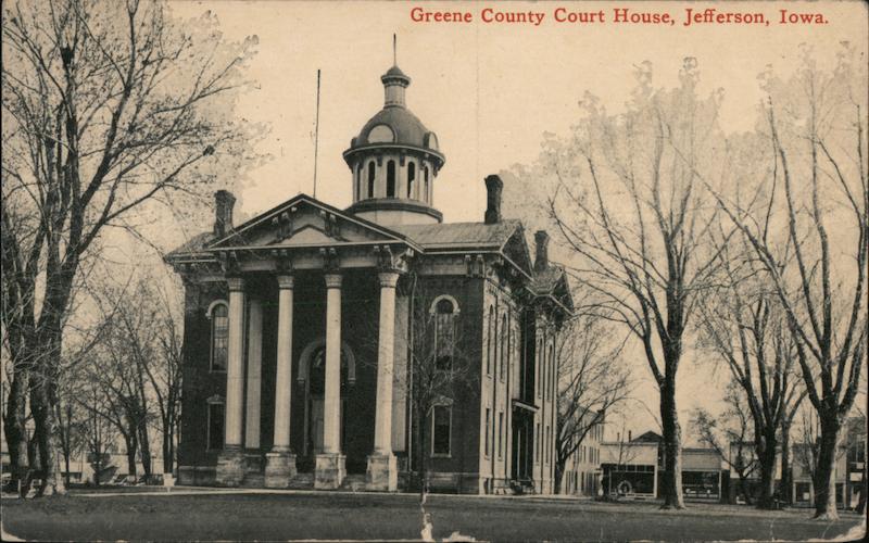 Greene County Courthouse Jefferson Iowa