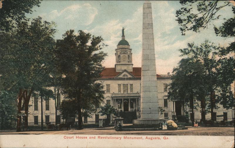 Courthouse and Revolutionary Monument Augusta Georgia