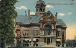 Lenawee County Courthouse Postcard