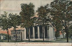 Old Montgomery Co. Courthouse, built 1886, Fonda, N.Y. Postcard